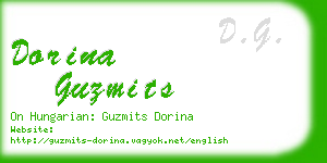 dorina guzmits business card
